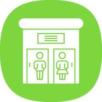 Public toilet Vector Icon Design