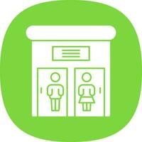 Public toilet Vector Icon Design