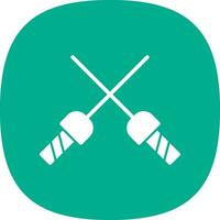 Fencing Vector Icon Design