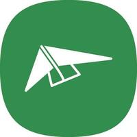 Hang gliding Vector Icon Design