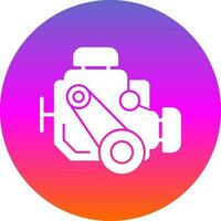 Car engine Vector Icon Design