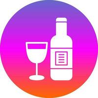 diseño de icono de vector de vino