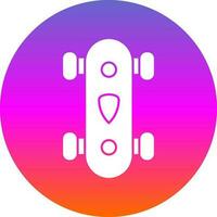 longboard vector icono diseño