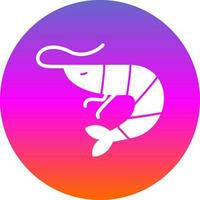 Shrimp Vector Icon Design