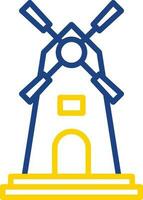 Windmill Vector Icon Design