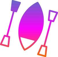 Kayak Vector Icon Design