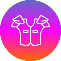 Shoulder pads Vector Icon Design