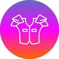 Shoulder pads Vector Icon Design