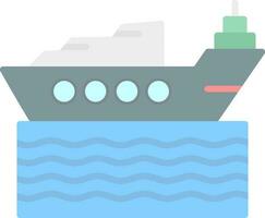 Ship Vector Icon Design