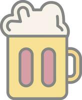 Beer mug Vector Icon Design