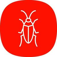 Cockroach Vector Icon Design