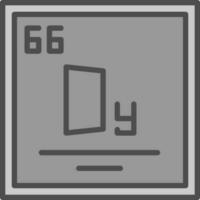 Dysprosium Vector Icon Design