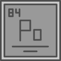 Polonium Vector Icon Design