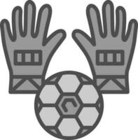 Goalie Vector Icon Design