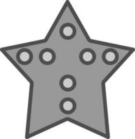 diseño de icono de vector de estrella de mar