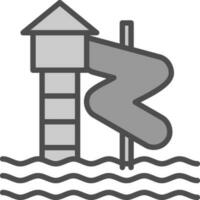 Water park Vector Icon Design