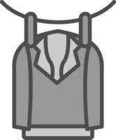 diseño de icono de vector de ropa limpia