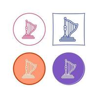 Harp Vector Icon