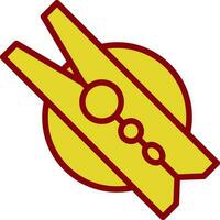 Clothespin Vector Icon Design