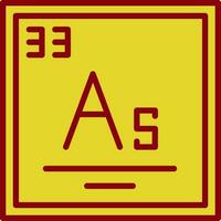 arsénico vector icono diseño
