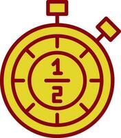 Half time Vector Icon Design