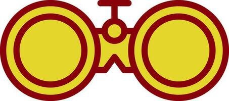 Binoculars Vector Icon Design