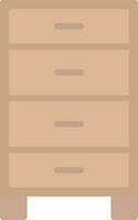 Chest of drawers Vector Icon Design