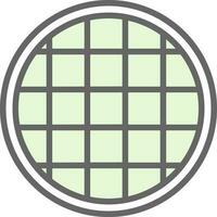 Waffle Vector Icon Design