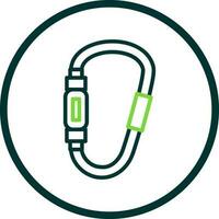 Carabiner Vector Icon Design