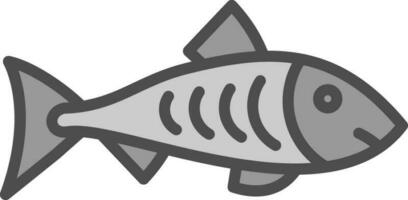 Salmon Vector Icon Design