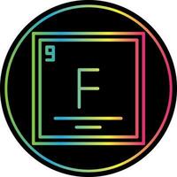 Fluorine Vector Icon Design