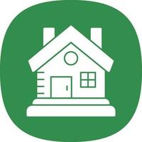 Cabin Vector Icon Design