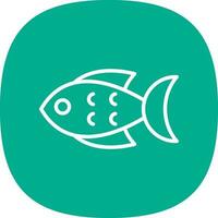 diseño de icono de vector de pescado