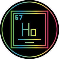 Holmium Vector Icon Design