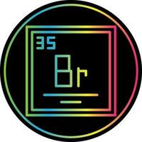 Bromine Vector Icon Design