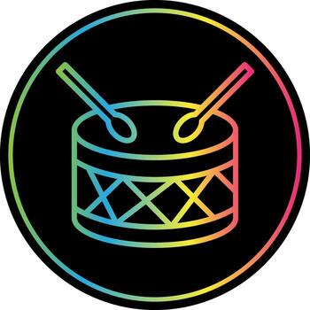 Drum Vector Icon Design
