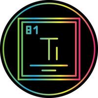 Thallium Vector Icon Design