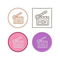 Clapper Board Vector Icon