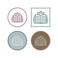 Open Book Vector Icon