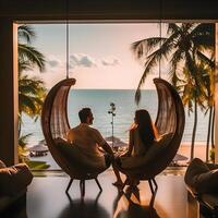 Luxury Travel Romantic Beach Getaway for Honeymoon Couples photo