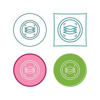 icono de vector de capas