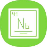 Niobium Vector Icon Design