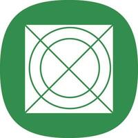 Do not tumble dry Vector Icon Design
