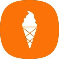 Ice cream cone Vector Icon Design