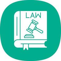 Law book Vector Icon Design