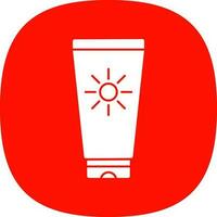 Sun cream Vector Icon Design