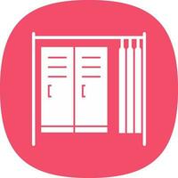 Changing room Vector Icon Design