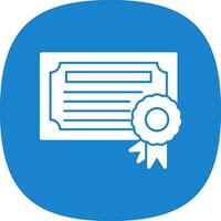 Certificate Vector Icon Design