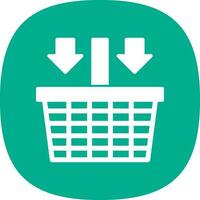 Shopping basket Vector Icon Design