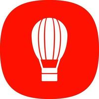 Hot air balloon Vector Icon Design